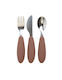 Bibs Baby Cutlery Set made of Metal 3pcs