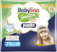 Babylino Πάνες Βρακάκι Cotton Soft Pants No. 7 για 15-25kg 28τμχ