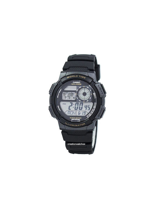 Casio Vintage Digital Uhr mit Fuchsie