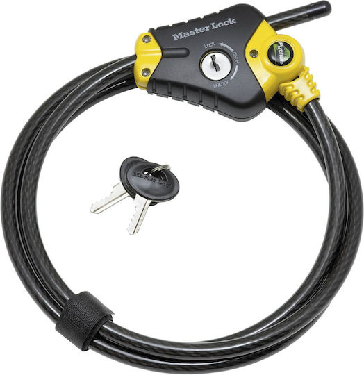 Master Lock Python mit Schlüssel Schwarz