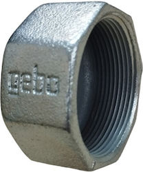 Gebo Female Cap Galvanized 1/2" 0116.0001