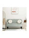 Doppelsitzer Samt Sofa Hellgrau 119,5x64,5x75cm