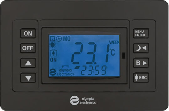 Olympia Electronics BS-850/KIT-C Ψηφιακός Θερμοστάτης Χώρου Smart με Wi-Fi