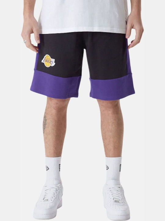 New Era Lakers Αθλητική Ανδρική Βερμούδα Μαύρη