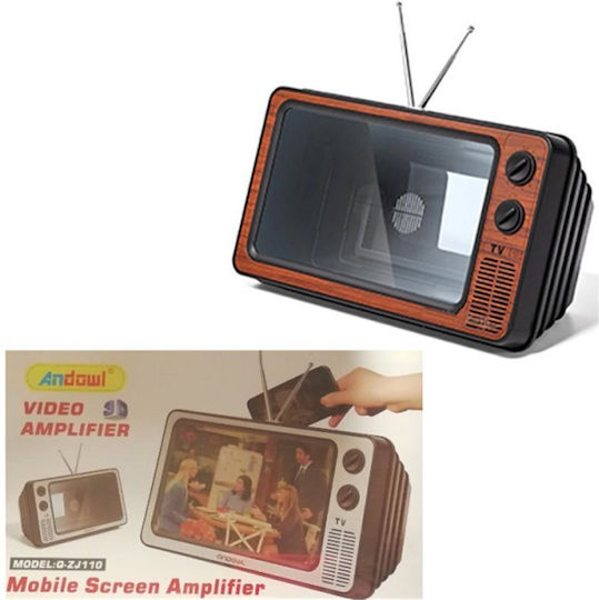 Andowl Phone Screen Magnifier Q-ZJ110 in Brown color