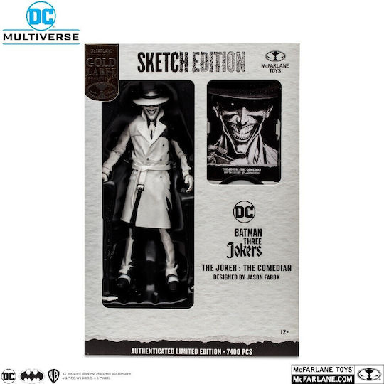 Mcfarlane Toys DC Comics Joker The Joker Desi Action Figure Height 18cm in Scale 1:10