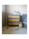 Atria Baby Dresser with 3 Drawers Ecru 100x55x90cm