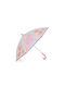 Safta Kids Curved Handle Auto-Open Umbrella Pink