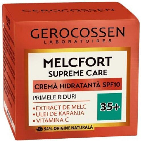 Gerocossen Creme de Față Hidratare de Zi cu Factor de Protecție Solară 10 și Slime de Melc 50ml