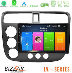 Bizzar Lv Series Ηχοσύστημα Αυτοκινήτου για Honda Civic 2001-2005 (Bluetooth/USB/WiFi/GPS/Android-Auto) με Οθόνη Αφής 9"
