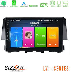 Bizzar Lv Series Ηχοσύστημα Αυτοκινήτου για Honda Civic 2016-2020 (Bluetooth/USB/WiFi/GPS/Android-Auto) με Οθόνη Αφής 9"