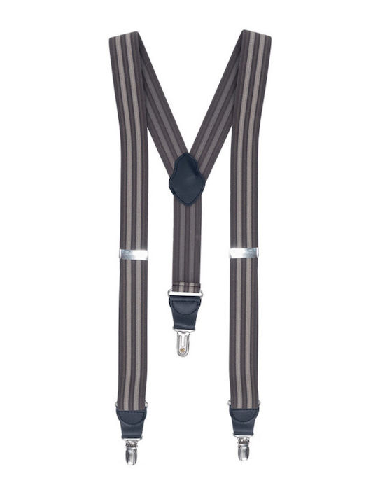 Giblor's Suspenders Printed Brown