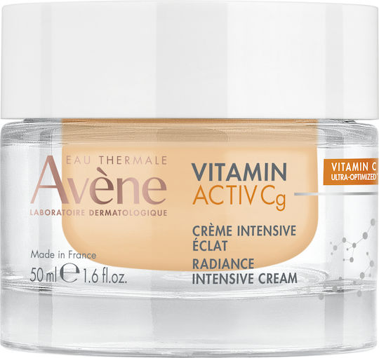 Eau Thermale Avène Vitamin Activ Cg Κρέμα Προσώπου Ημέρας με Υαλουρονικό Οξύ & Βιταμίνη C 50ml