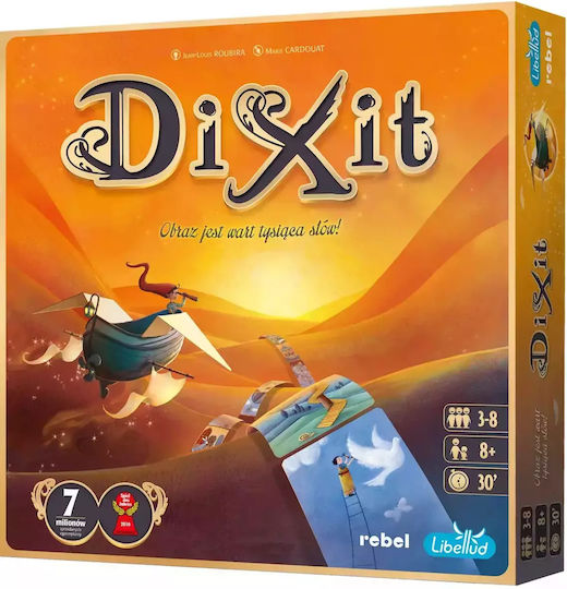 Board Game Dixit (2021 Edition PL) for 3-8 Players 8+ Years Old (PL) Rebel Games