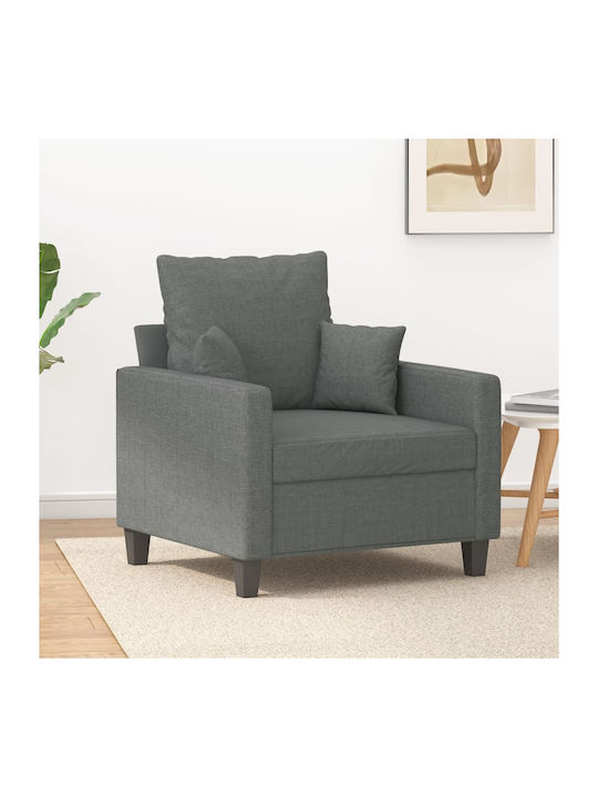 Sessel Dark Grey 78x77x80cm
