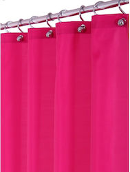 Casetti Fabric Shower Curtain 240x200cm Fuchsia