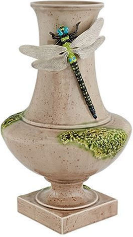 Bordallo Pinheiro Διακοσμητικό Βάζο Γυάλινο Dragonfly Φ38xΥ41cm