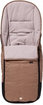 Mutsy Stroller Footmuff with Fleece Lining Brown