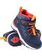Kinder Wanderschuhe Mid Wasserdicht Blau ->
