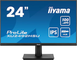 Iiyama ProLite XU2492HSU-B6 IPS Monitor 24" FHD 1920x1080 με Χρόνο Απόκρισης 0.4ms GTG