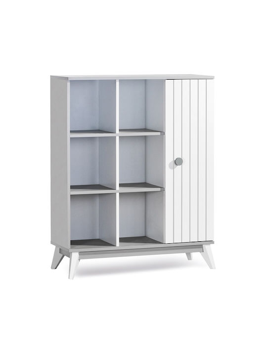 Cabinet pardoseală Lemn Alb 123x98x38cm