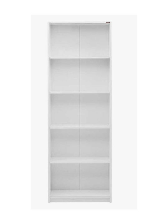 Bücherregal Boden Weiß 56x20x170cm