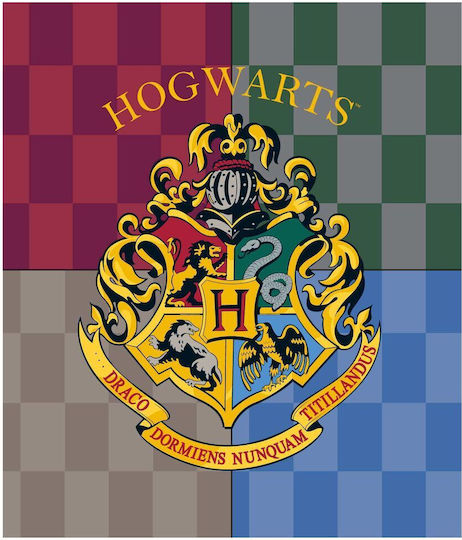 Warner Bros Детско Одеяло Кошара Hogwarts 150x120см