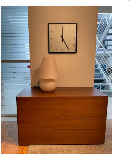 Συρταριέρα από Μασίφ Ξύλο Molteni Mobili 120x55x72.5εκ.
