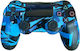 Doubleshock Kabellos Gamepad für PS4 Blue Geometric