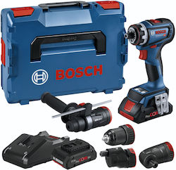Bosch GSR 18V-90 FC Κρουστικό Δραπανοκατσάβιδο 18V 2x4Ah