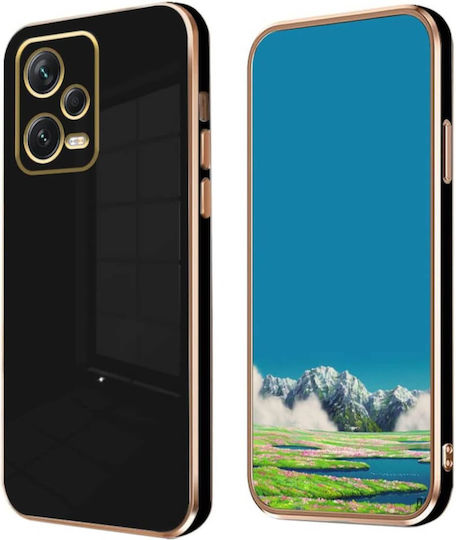 Bodycell Plated Back Cover Σιλικόνης με Λουράκι Χρυσό (Xiaomi 12 Pro)