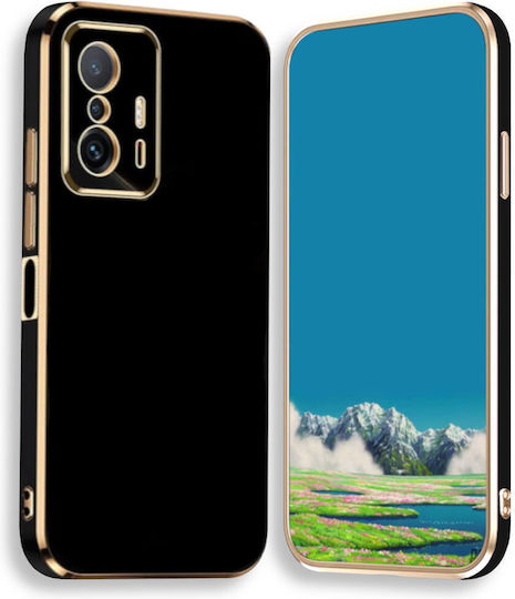 Bodycell Plated Back Cover Silicone with Strap Gold (Xiaomi 11T, Xiaomi 11T Pro)