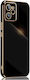 Bodycell Plated Back Cover Silicon cu Curea Aur...