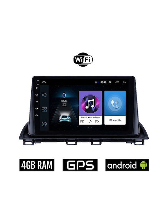 Car Audio System for Mazda CX-4 / 3 2014+ (Bluetooth/USB/AUX/WiFi/GPS/Apple-Carplay/Android-Auto) with Touch Screen 9"