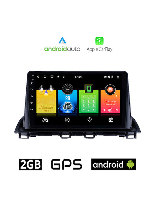 Sistem Audio Auto pentru Mazda CX-4 / 3 2014+ (Bluetooth/USB/AUX/WiFi/GPS/Apple-Carplay/Android-Auto) cu Ecran Tactil 9"
