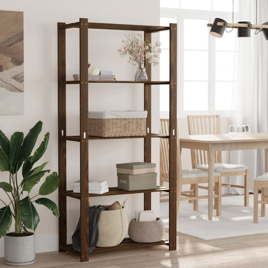 vidaXL Bibliothek Braun 38x38x80cm