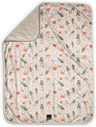 Elodie Details Blanket Nursery Swaddling Blankets Pearl Velvet Gray with Animal 75x100cm