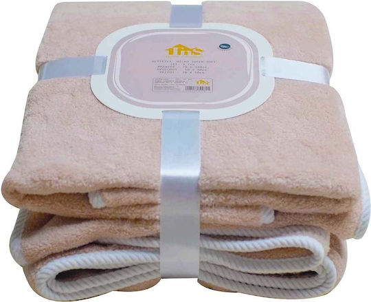 TnS 3-tlg. Set Badetücher Orange/salmon Gewicht 280gr/m²