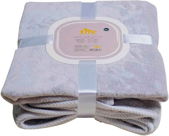 TnS TnS Badetuch-Set 3 Stück Grau Gewicht 280gsm