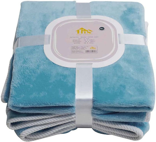 TnS 3-tlg. Set Badetücher Blue Gewicht 280gr/m²