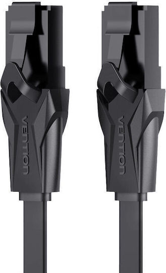 Vention Flat U/UTP Cat.6 Ethernet Network Cable 2m Black