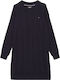 Children's Dress Knitted Blue.