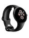 Google Pixel Watch 2 Aluminium με Παλμογράφο (Matte Black / Obsidian Active Band)