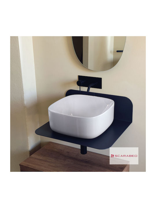 Scarabeo Moon Vessel Sink Porcelain 42x42cm Moon white