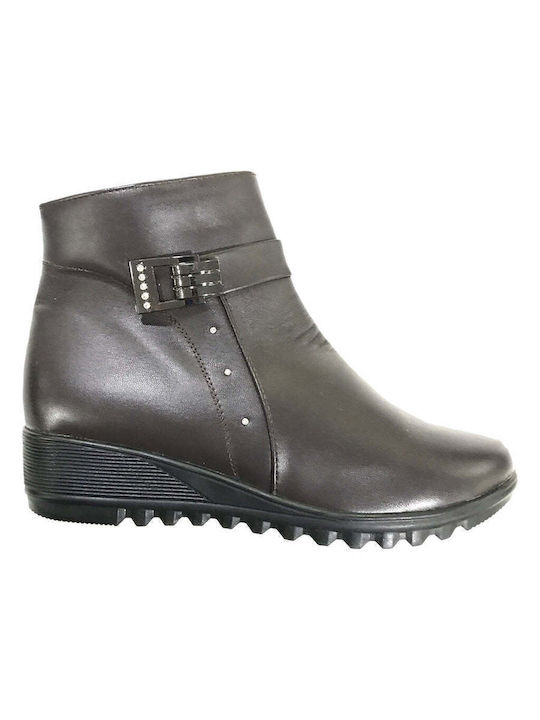 Stiefeletten Damen Braun