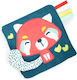 Miniland Babyspielzeug Crinkly Red Panda aus Stoff