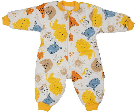 Kamtex Baby Χειμερινός Υπνόσακος με Πόδια Κίτρινος