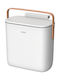 Ecoco Waste Bin Waste Plastic for Cabinet White 10lt 1pcs