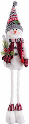 BigBuy Weihnachtsfigur Metallisch SNowman 142x38x25cm