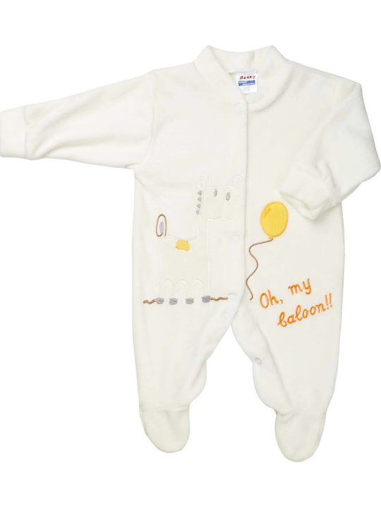 Bunny Bebe Φορμάκι Βελουτέ Ζαχαρί
